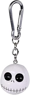 Llavero 3D de Nightmare Before Christmas-head, color blanco, talla única (RKR39132)