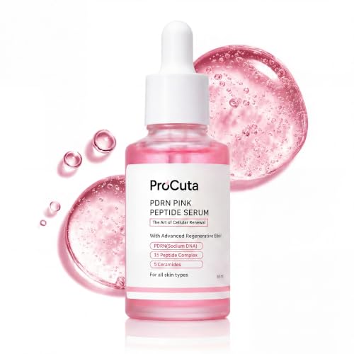 Image of PDRN Pink Peptide Serum | Salmon DNA (PDRN), 15 Peptide Complex, 16 Hyaluronic Acid Complex, 5 Ceramides, Niacinamide & Alpha Arbutin | Anti-Ageing & Hydrating Face Serum | 30ml