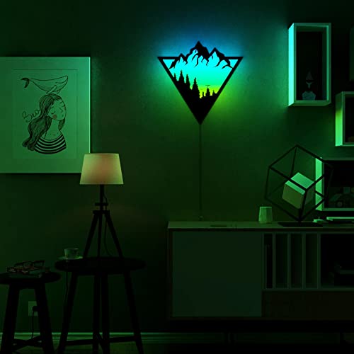 Applique murale RVB pour décorer le couloir et créer une ambiance lumineuse dans la chambre