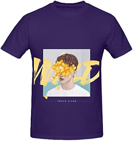 Troye Sivan Wild R&B Album Cover Men Crew Neck 100 Cotton Tee Shirts