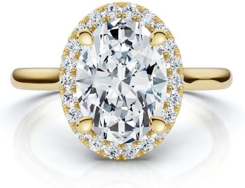 2 CT Moissanite Engagement Ring Colorless VVS1 10K 14K 18K Solid Gold, 925 Sterling Silver Solitaire Engagement Ring Christmas gift for Women