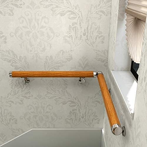 Kit support de rail de rampe d'escalier en bois massif 280 cm de diamètre 50 mm