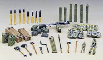 Kit d'équipement de char allemand WWII Academy pour maquette
