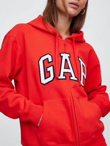 Image of GAP Women's Logo Hoodie Hooded Full Zip Sweatshirt