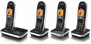 BT BT7610 QUAD Cordless Phone with Answering Machine (Hands Free Functionality) (Renewed)