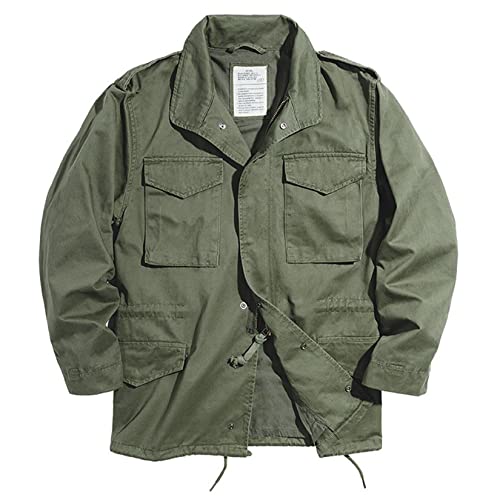 Veste rétro pour hommes windbreaker veste cargo décontractée col revers UNeedVog