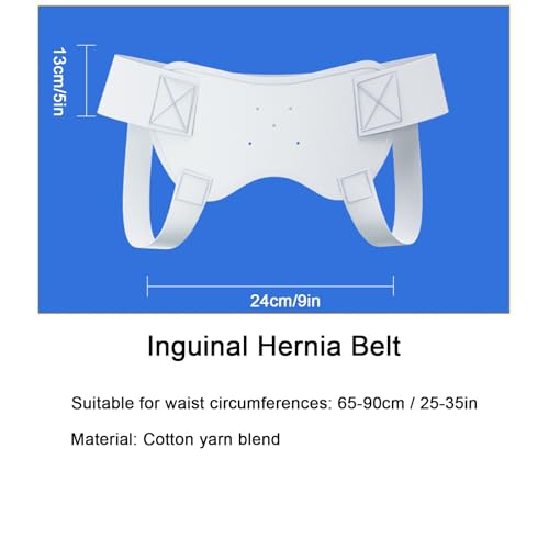 Faja para hernia inguinal unisex con almohadilla y ajuste miniatura 2