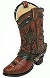Western Cowboy Boot Keychain, 2.5-inch
