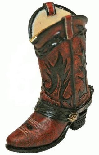 Western Cowboy Boot Keychain, 2.5-inch
