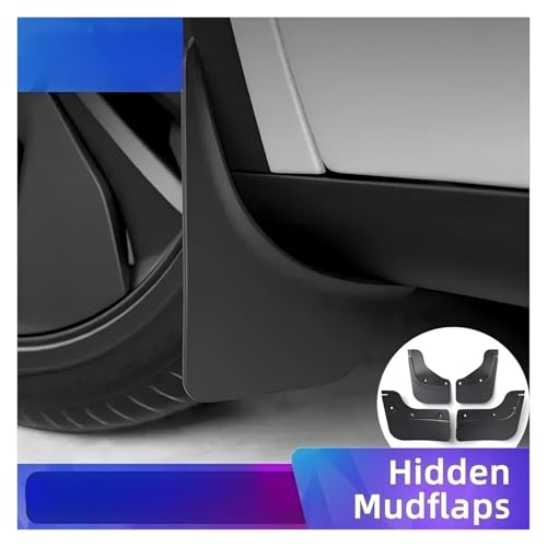 Guardabarros para Tesla Model Y 2021-2025 Juniper, protectores contra barro de TPE 2