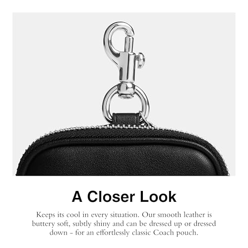 Coach Men's Clip On Pouch, Black, One Size4