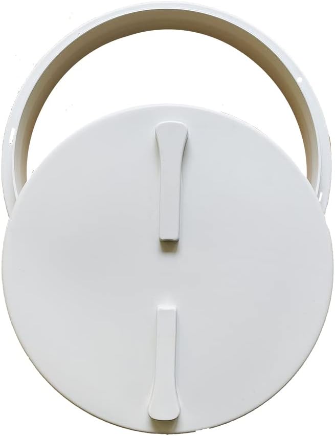 Water Tank Cover | Lid | 400 mm | Universal Ring Thread Type | Plastic 500 L - 5000 L Water Tank (White)