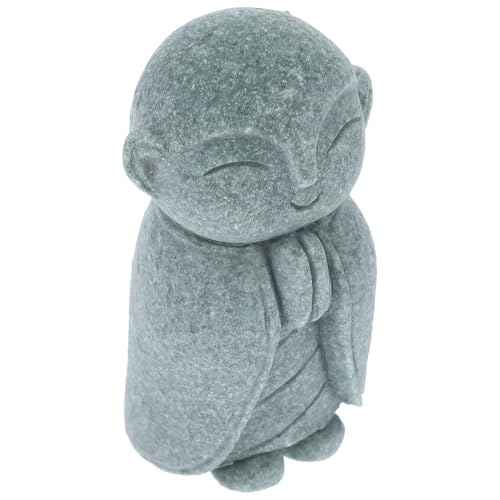 Abaodam 仏像地蔵菩薩祈祷置物 卓上仏像デスクトップ飾り 家 園用調和のとれた装飾品 小型で静かな雰囲気を演出