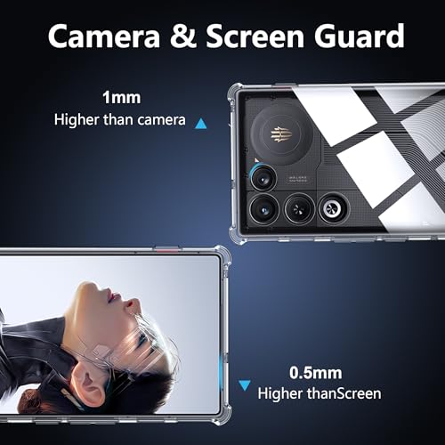 Image of for Red-Magic 11 Air Screen Protector(2 pack) Tempered Glass flim with case,9H Hardness,Anti-Scratch, Case Friendly, Bubble Free,HD Clear