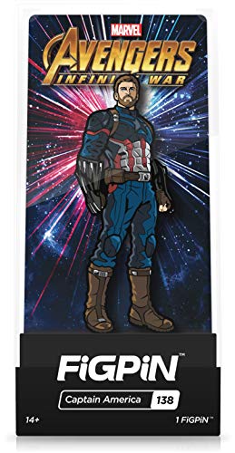 FiGPiN Avengers Infinity War: Captain America - Collectible Pin with Premium Display Case