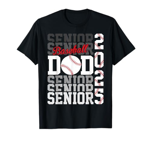 baseball senior dad class of 2025 laurea Maglietta