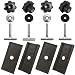 Lot De 8 Vis Fixation Rail Cargaison VW T5 T6 Multivan Transporter California - Ancrages Charge Inox 7H5883189E 7H5883084C