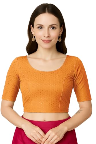 Chemisier sari col rond Jaanvi Fashion : fini l'inconfort du pur coton