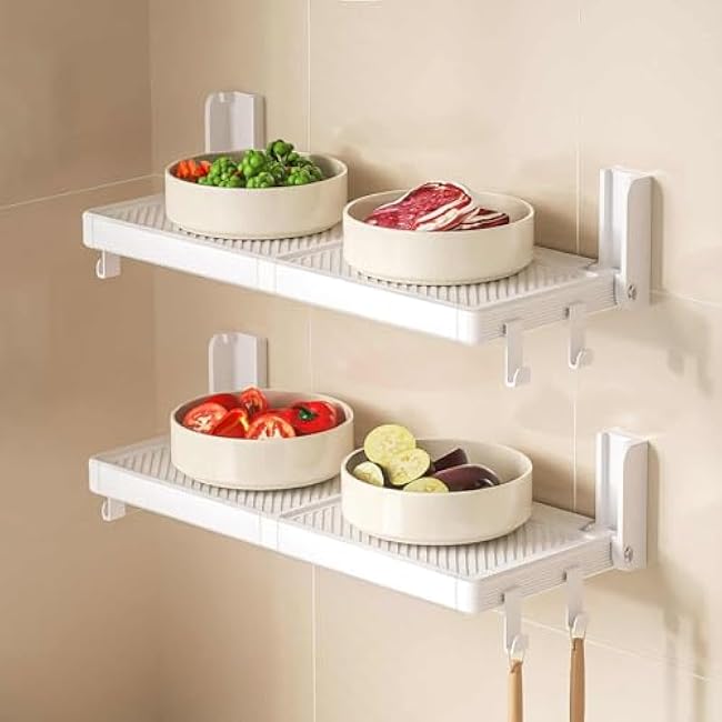 Multi Layer Food Tray,Plastic Kitchen Food Prep Trays,Preparation Plate Organizer,for Snack Fruit and Vegea(27X24X8.5cm)