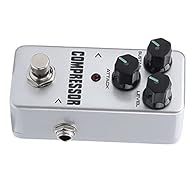 [Dynamic Sound Control]3 knob control for precise adjustment of compression and sustain, tailored for electric guitarists to achieve desired sound. [Robust Build]Durable white aluminum alloy construction ensures longevity and reliable performance und...