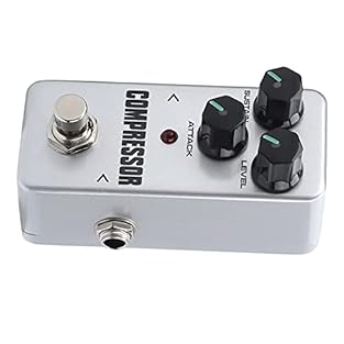 [Dynamic Sound Control]3 knob control for precise adjustment of compression and sustain, tailored for electric guitarists to achieve desired sound. [Robust Build]Durable white aluminum alloy construction ensures longevity and reliable performance und...