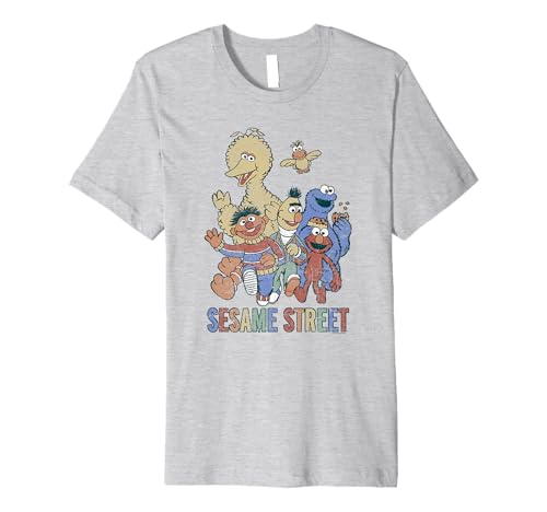 T-shirt Sesame Street au tissu premium et finitions soignées haut de gamme