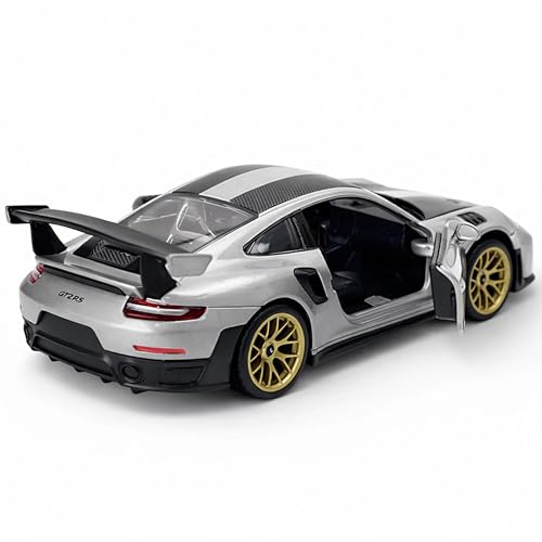 Image of Diecast Toy Cars for Kids & Collectors| 1:32 Scale | Pull Back Action Metal Model Car | Premium Detailing, Authentic Design, Sturdy Build | Gift Toy Car (Porsche 911 RS)