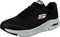 Skechers ARCH FIT Men's Casual Shoes, Black/Red, 10 US