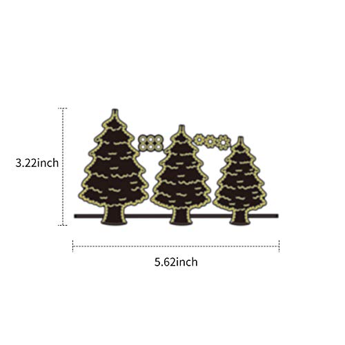 Corte de metal de Natal morre Árvore de Natal Gatos bonitos Forma Corte Die para crianças DIY Cartão