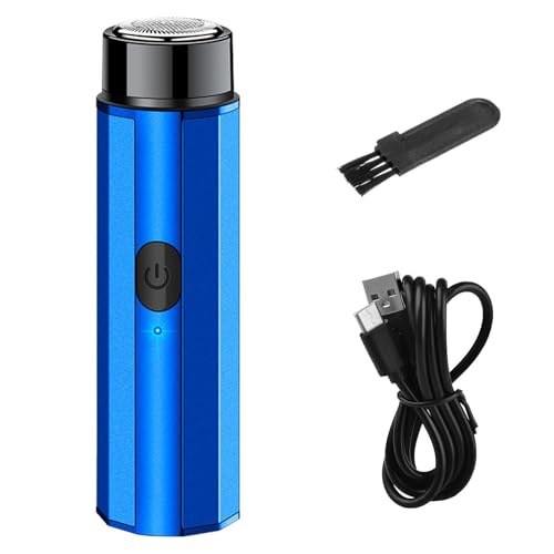 Rasoio Elettrico Da Viaggio | Rasoio Da Uomo - Rasoio Da Viaggio Di Dimensioni Da Viaggio Tasca Ricaricabili Usb, Un Pulsante E Uso Su E Umido