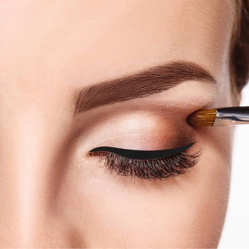 NOLITOY 80 Pares Pegatinas Delineador Negro para Ojos miniatura 2