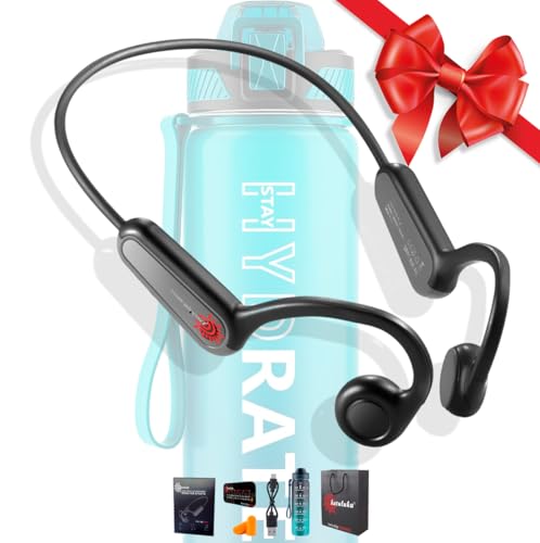 kutuluka Auriculares Conduccion Osea Open Ear Bluetooth 5.3 Inalambricos IPX5 Im...