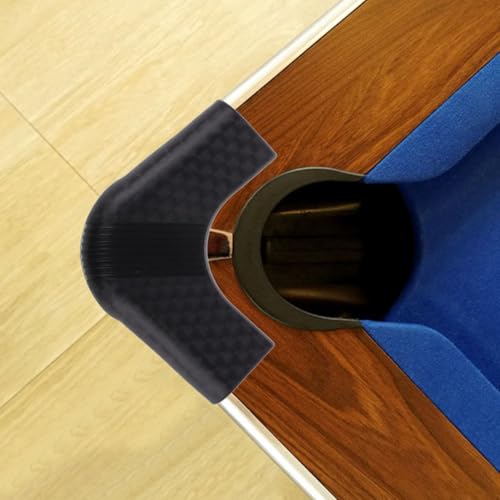 Image of Outanaya Pool Table Corner Protector Covers 2 Pack Billiard Table Corner Guard Bumpers Decorative Guards for Pool Edge Safety 5.11 X 5.11 X 0.78 in