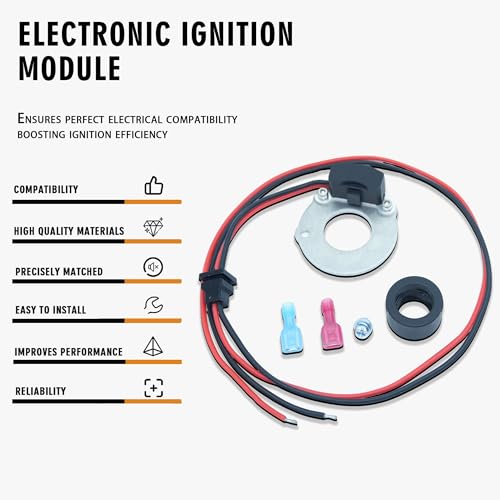 Image of 1847A Electronic Ignition Module Waterproof Compatible with Volkswagen VW Bosch 009 1971-1983 Beetle Karmann Ghia Squareback Transporter Rabbit Dasher Scirocco Vanagon Jetta 412 1.6L-2.0L