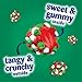 Nerds Frosty Gummy Clusters Share Pouch, Holiday Nerds, Red and Green Gummy Candies, 3 oz