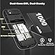 uleway T185 | 4G LTE Handy mit Dual-SIM | 1.7 Zoll Farbdisplay | Bluetooth | 1000mAh Akku | Seniorenhandy Ohne Vertrag mit LED-Taschenlampe | Prepaid Tastenhandy | Schwarz