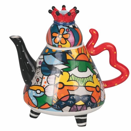 Teiera in porcellana 680 ml, stile neo-pop, Madness