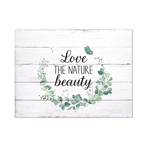 Plaque murale rustique en bois pour cadeau de pendaison de crémaillère