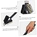 Kisangel 4pcs BBQ Grill Cleaning Brush Long Handle Brush with Wire Scraper All Grill Types Outdoor Cooking and Camping