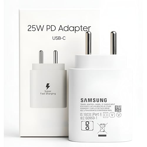 Image of Original Samsung 25W PD 3.0 Type C Superfast Charger Adapter for Galaxy S25|S24|Ultra|FE|Edge|Plus|M36|M06|F06|M17 M16|F16|A17|M05,M35|F06,A06|A16|A55|A56|M36|M07|A35|Tab S10 Ultra|25W USB-C Charger