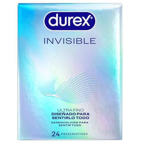 Durex Preservativos Invisible, Ultra Finos Extra Sensitivos, Pack 24 condones