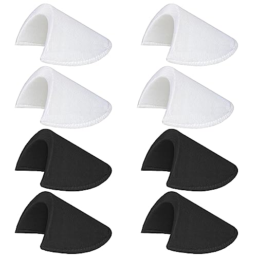 4 Pairs Shoulder Pads Sewing Set-in Shoulder Pads Foam Pads 1/2''