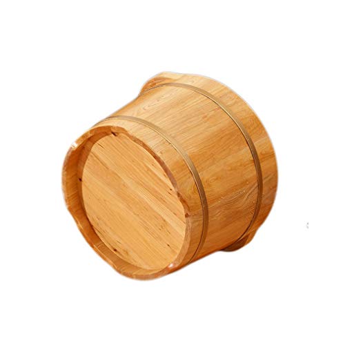 Tina de madera para spa de pies con cubierta miniatura 3