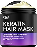 Keratin Hair Mask For Dry Damaged Hair And Growth, Keratin Hair Treatment For Dry Damaged Hair -...