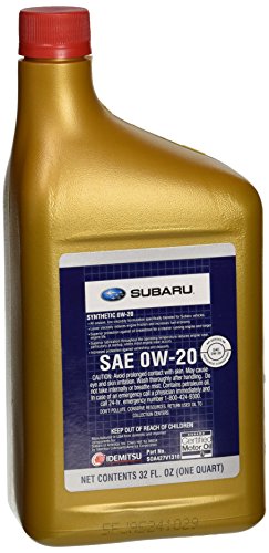 Subaru Genuine 0W-20 Synthetic Oil