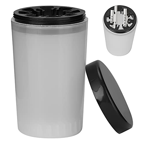 Nettoyant pour pinceaux à ongles, Dissolvant pour gel UV, Brosse de nettoyage avec support intégré, Récipient à réservoir fente pour vernis et outils de...