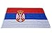 Produktbild Top Qualität - Flagge Serbien Fahne, 250 x 150 cm, EXTREM REIßFEST, Keine BILLIG-CHINAWARE, Stoffgewicht ca. 100 g/m², sehr robust, extra starke Messing-Ösen - mehrfach umlaufend genäht