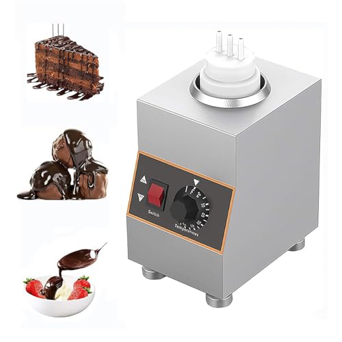 HmLotd Scaldasalsa Elettrico Commerciale, Scaldasalsa Commerciale per Zuppa, Intervallo di Regolazione della Temperatura di 30~85℃ Viene Fornito con 1 Bottiglia di Plastica Riscaldamento