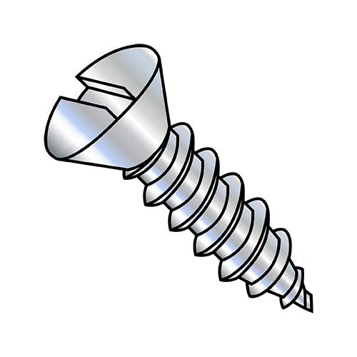 Tornillo autorroscante ovalado zinc 8-18X1 paquete 7000