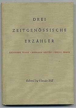 Hardcover Drei Zeitgenossische Erazahler [Unknown] Book